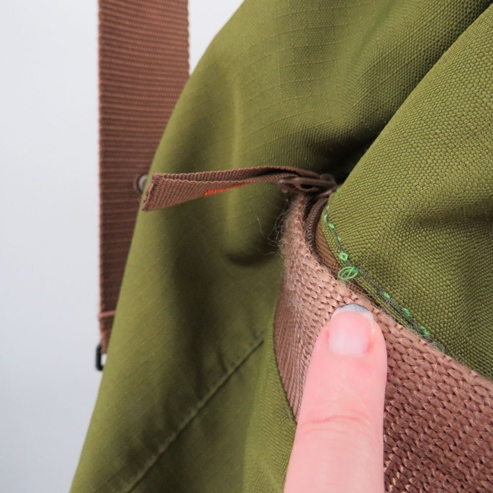 Parcel Unisex Mens Womens Large Hunter Green Convertible Duffel Backpack - Picture 9 of 16